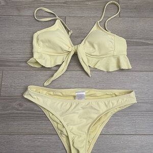 Xhilaration Yellow Bikini Set